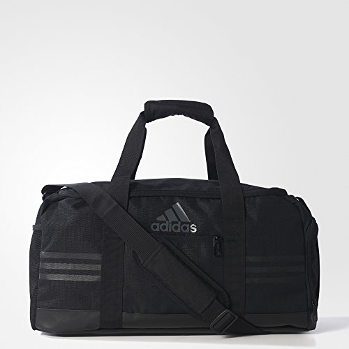 adidas Sporttasche 3-Streifen Team,Schwarz( Black/Visgre), M (66 x 29 x 27 cm 52 Liter), AJ9993