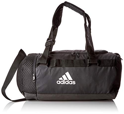 adidas TR CVRT DUF S Gym Bag, Black/Black/White, 47 cm