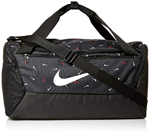 Nike Unisex – Erwachsene BRSLA Duff 9.0 AOP 2 Sporttasche, Black/Black/White, 1size