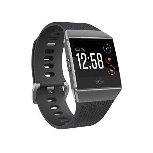 Fitbit Ionic Health & Fitness Smartwatch, Charcoal, OneSize