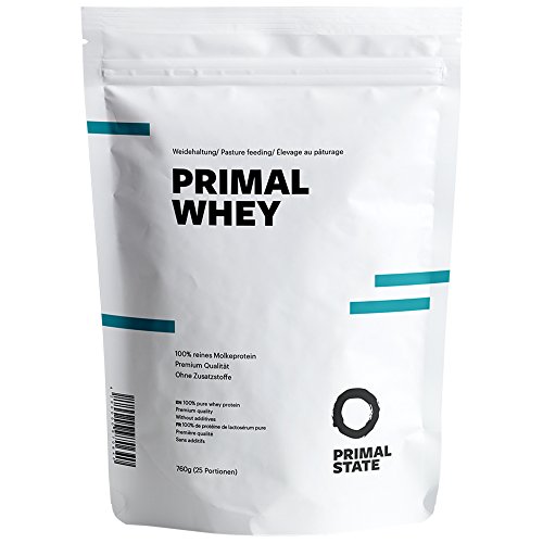 PRIMAL WHEY Proteinpulver | 100% reines Premium Molkeprotein aus irischer Weidehaltung | Low Carb Protein zur Erhaltung & Zunahme der Muskelmasse