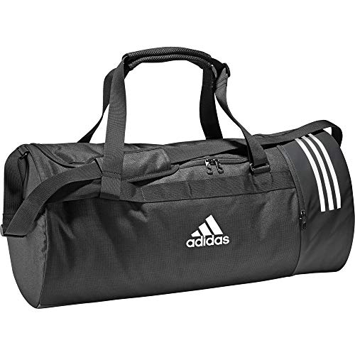 adidas Convertible 3-Streifen Sporttasche, Black/White/White, 68 cm