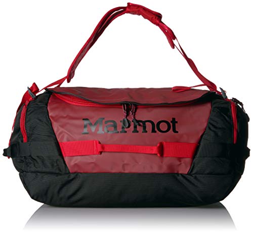 Marmot Long Hauler Duffel Bag XLarge, Große und robuste Reisetasche, Sporttasche, XL Weekender, 105L Fassungsvermögen, Brick/Black