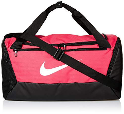 Nike NK BRSLA S DUFF - 9.0 Gym Bag, Rush Pink/Black/White, 51 cm