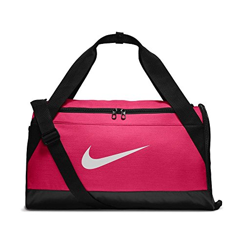 Nike Unisex – Erwachsene NK BRSLA S DUFF Klassische Sporttaschen, Rose Rush/Noir/Blanc, 51 x 25.5 x 28 cm, 40 l