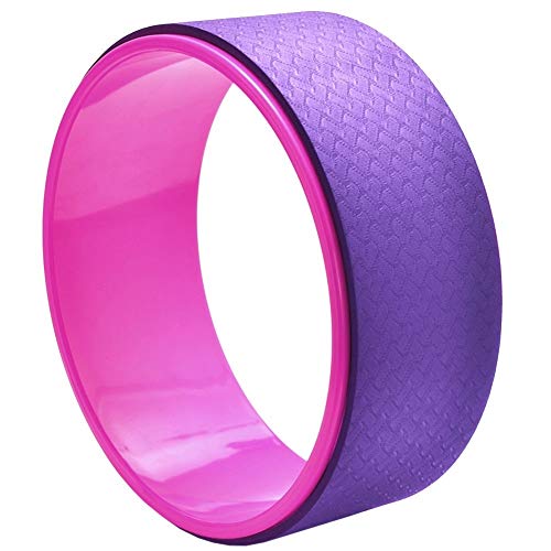 Yoga-Rad for Anfänger Open Back weiblich Yoga Pilates Ring Stovepipe Schulter Fitness Produkte bückte Artifact Größe: 33 * 13 * 5cm Ingxijie1ha QiuGe (Color : Purple)