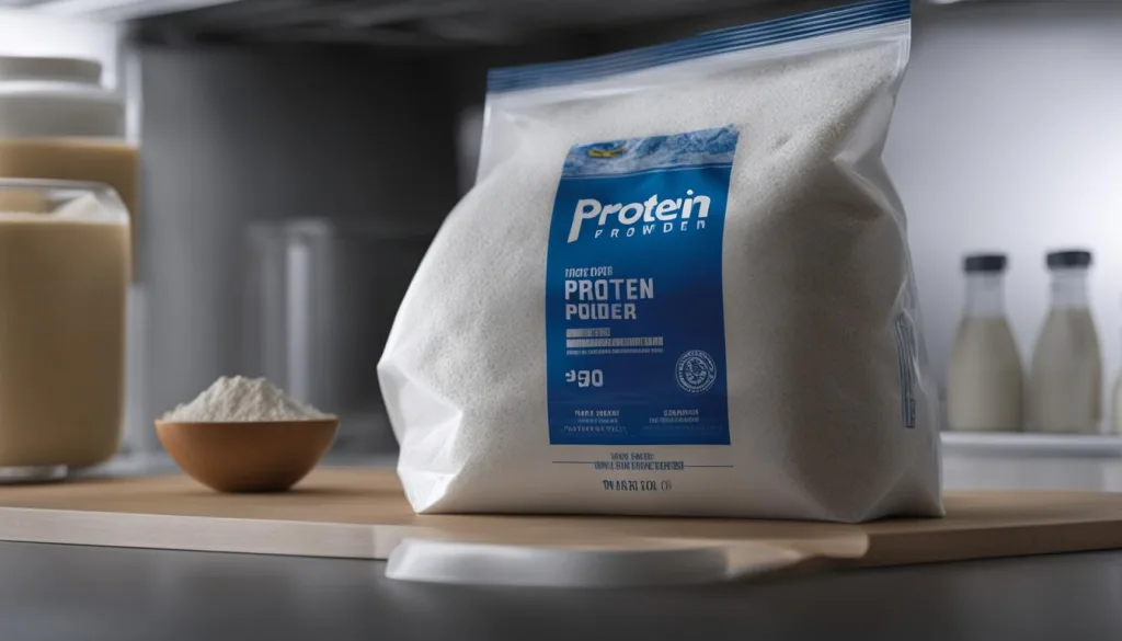 Proteinpulver einfrieren