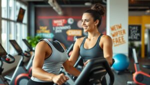 Cardio Fitness für Frauen ohne Sprünge