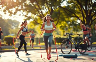 Cardio Fitness und Flexibilitätstraining für Frauen