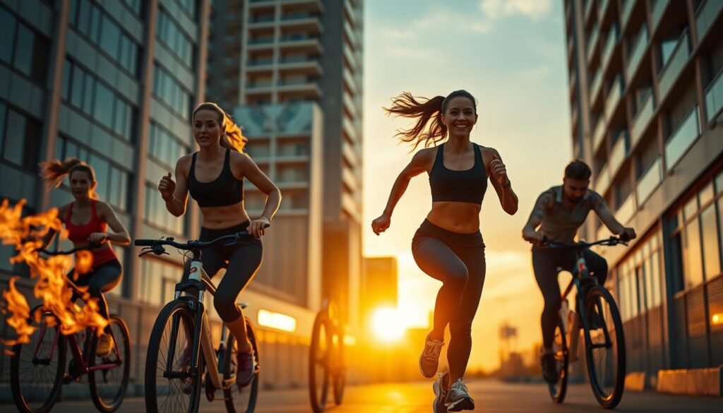 Cardio Fitness und Kalorienverbrennung für Frauen