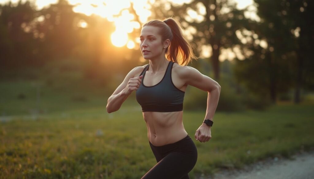 Frauen Cardio Fitness für besseren Schlaf