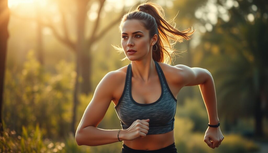 Frauen Cardio Fitness für besseren Schlaf