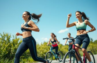 Outdoor Cardio Fitness für Frauen