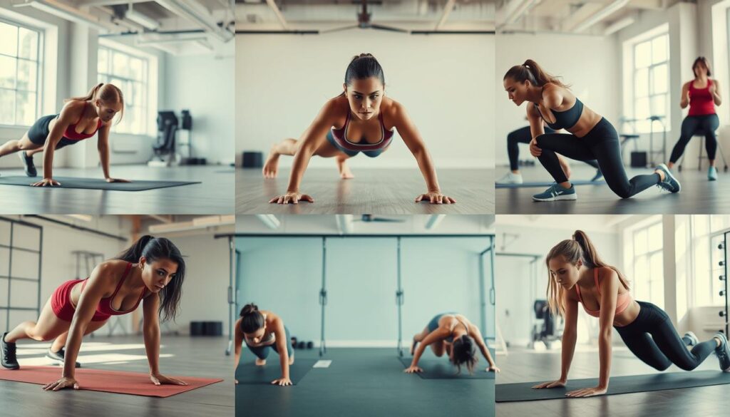 Variationen Bodyweight-Übungen