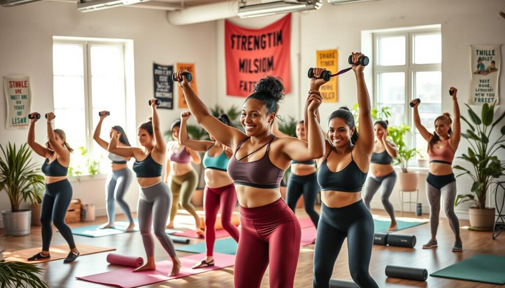 frauenspezifische Fitness