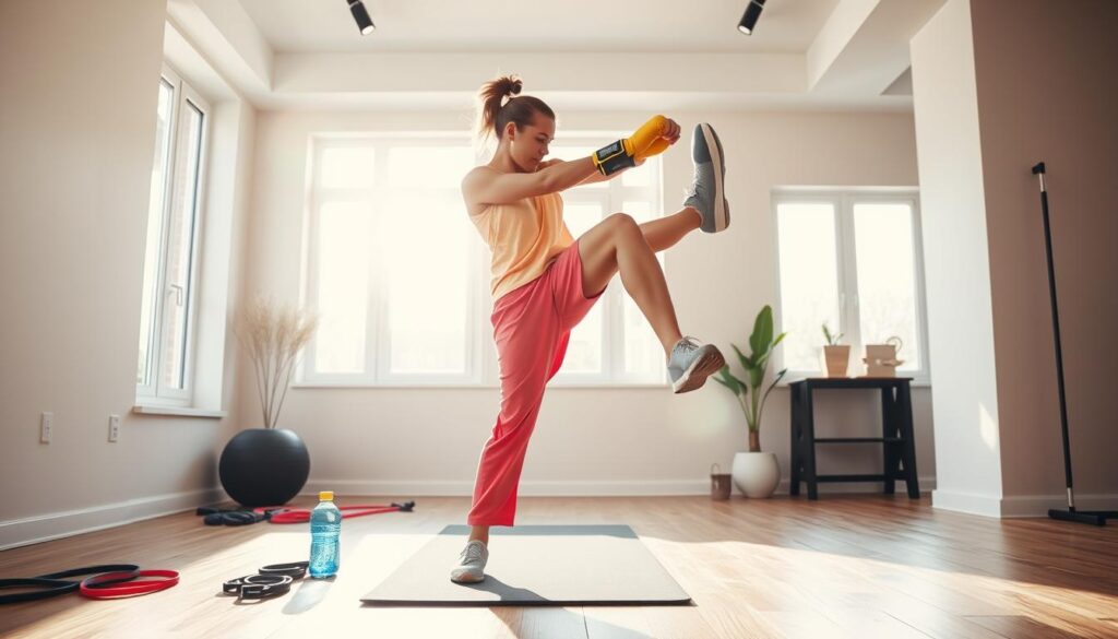 Kickboxen-Workouts für Cardio