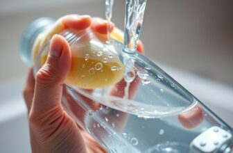 Wasserflasche hygienisch reinigen im Gym